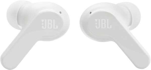 JBL Vibe Beam - True Wireless JBL Deep Bass Sound Earbuds, Bluetooth 5.2, Water & Dust Resistant, Hands-free call with VoiceAware, Up to 32 hours of battery life (White) - Image 5