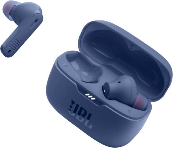 JBL Tune 230NC TWS - True Wireless In-Ear Headphones, Active Noise Cancelling with Smart Ambient, JBL Pure Bass Sound, 4 mics for perfect voice calls, IPX4, 40Hrs of battery life (Blue)