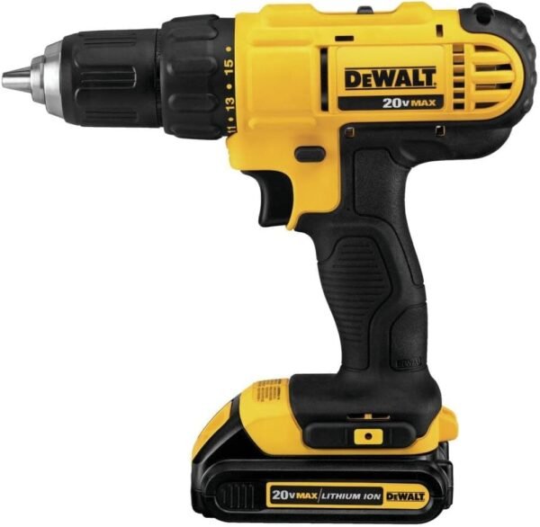 DEWALT 20V MAX Cordless Drill and Impact Driver, Power Tool Combo Kit with 2 Batteries and Charger (DCK240C2) - Image 5