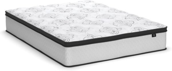 Signature Design by Ashley Queen Size Chime 12 Inch Medium Firm Hybrid Mattress with Cooling Gel Memory Foam for Pressure Relief - Image 6