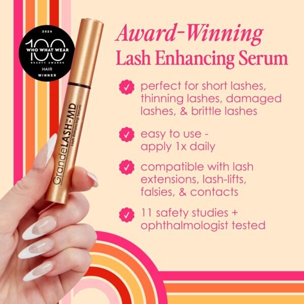 Grande Cosmetics GrandeLASH-MD Lash Enhancing Serum - Image 2