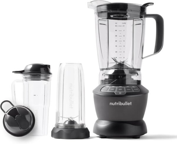 nutribullet Full-Size Blender Combo 1200W – NBF50500 - Dark Gray - Image 6