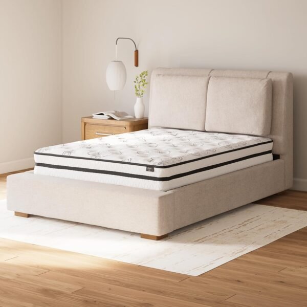 Signature Design by Ashley Full Size Chime 10 Inch Medium Firm Hybrid Mattress with Cooling Gel Memory Foam for Pressure Relief - Image 3