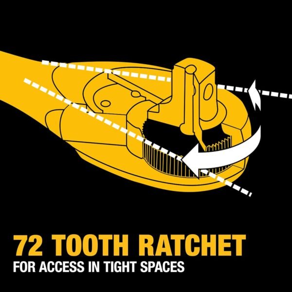 DEWALT Mechanics Tools Kit and Socket Set, 142-Piece, 1/4 & 3/8" Drive, MM/SAE (DWMT73802) - Image 4