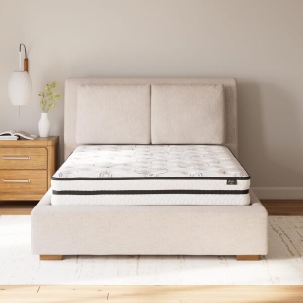 Signature Design by Ashley Full Size Chime 10 Inch Medium Firm Hybrid Mattress with Cooling Gel Memory Foam for Pressure Relief - Image 2