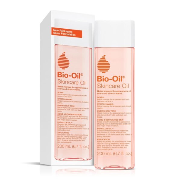 Bio-Oil Skincare Body Oil, Vitamin E Serum for Scars & Stretchmarks, Dermatologist Recommended, All Skin Types, 6.7 oz