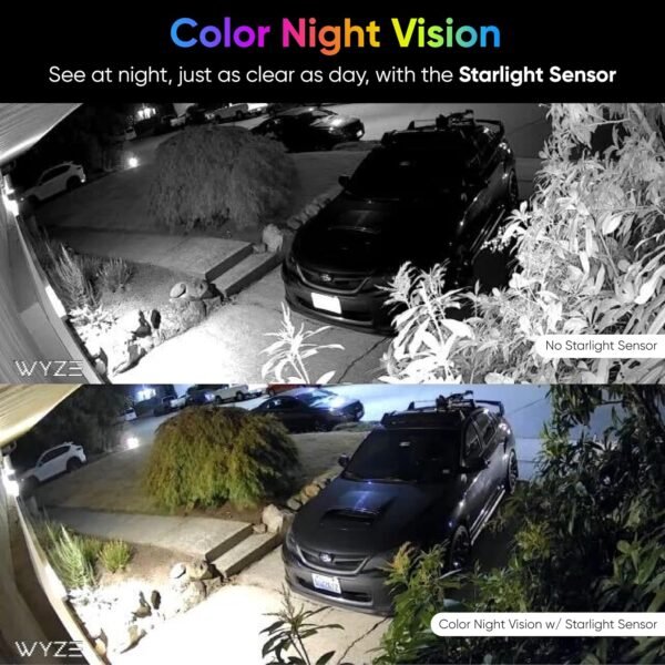 WYZE Cam v3 with Color Night Vision, Wired 1080p HD Indoor/Outdoor Video Camera, 2-Way Audio, Works with Alexa, Google Assistant, and IFTTT - Image 2